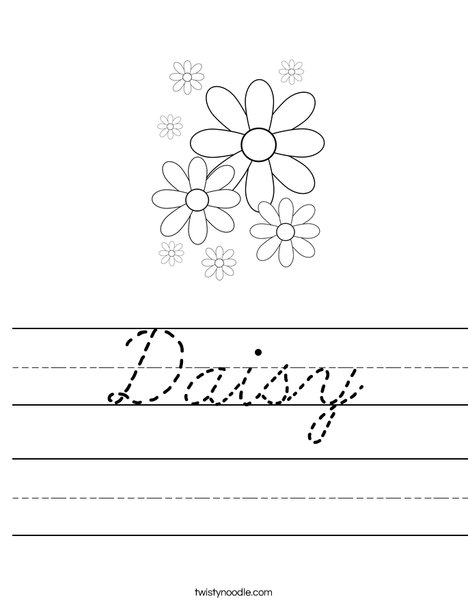 daisy-worksheet-cursive-twisty-noodle