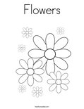 Flowers Coloring Page