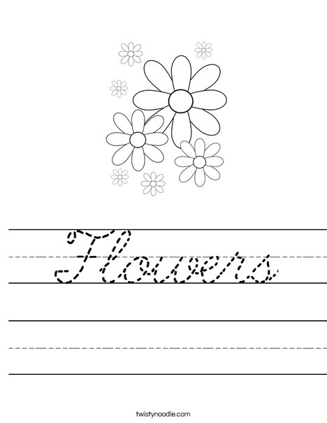 Daisy Worksheet