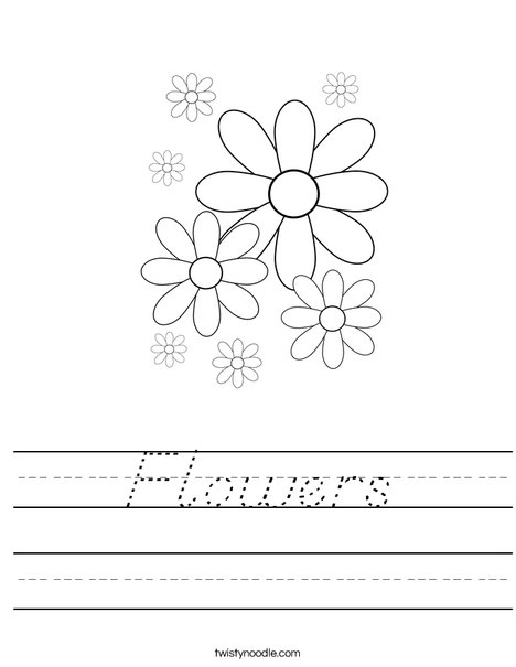 Daisy Worksheet