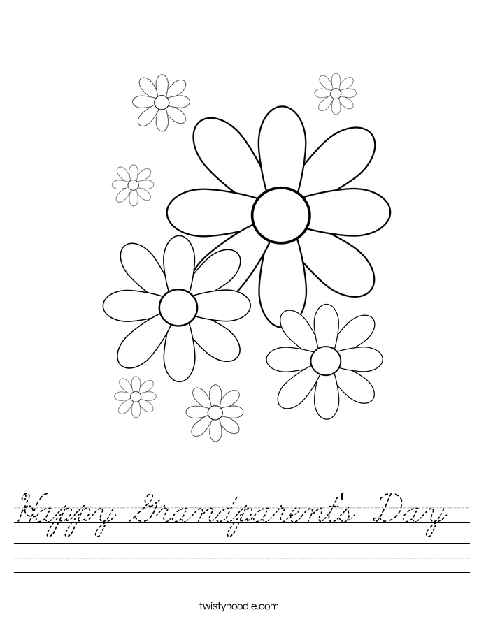 Happy Grandparent's Day  Worksheet