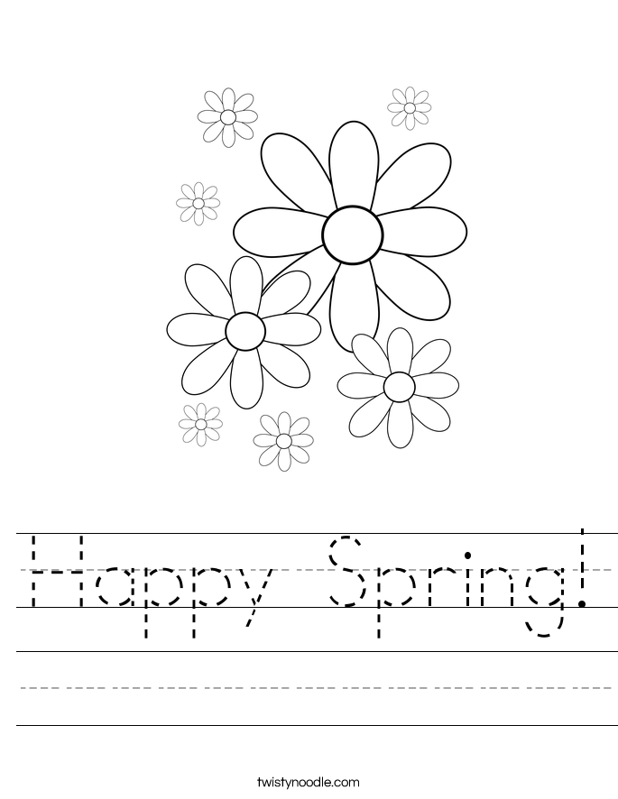Happy Spring! Worksheet
