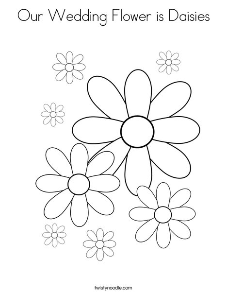 Daisy Coloring Page