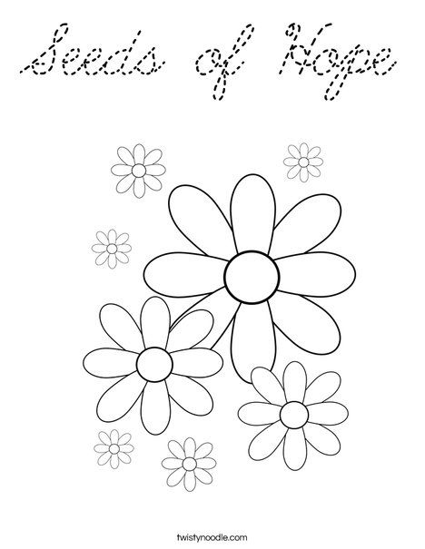 Daisy Coloring Page