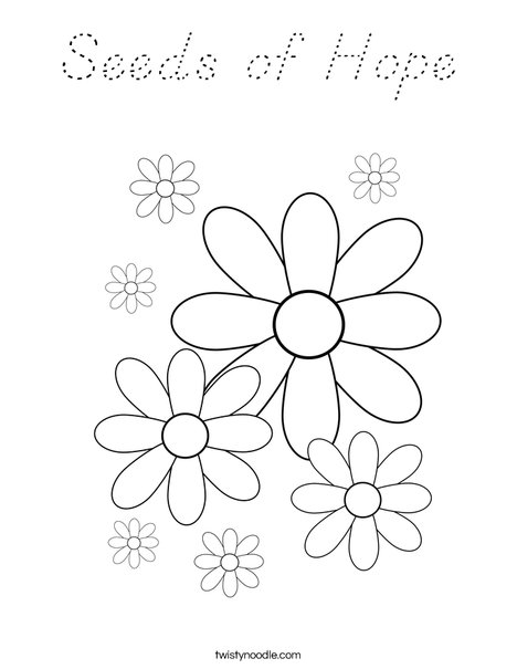 Daisy Coloring Page