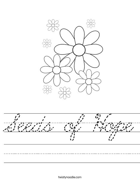 Daisy Worksheet