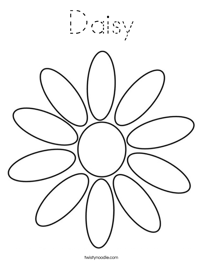 Daisy Coloring Page