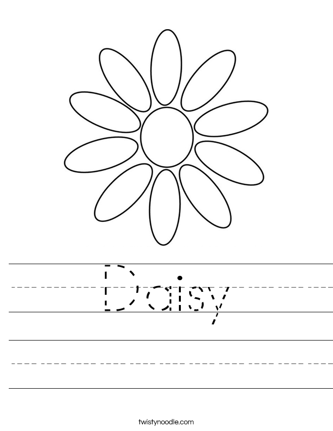 Daisy Worksheet