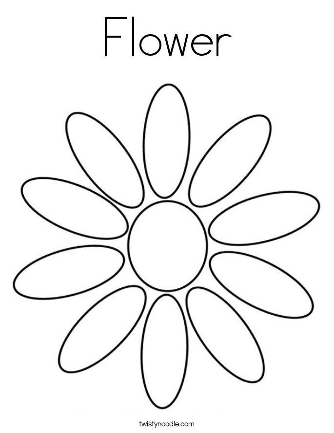 Flower Coloring Page