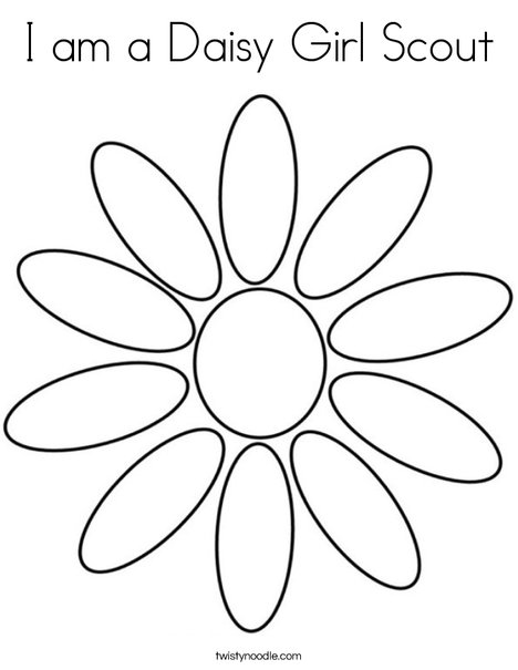 Daisy Petals Coloring Page