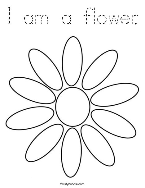 Daisy Petals Coloring Page