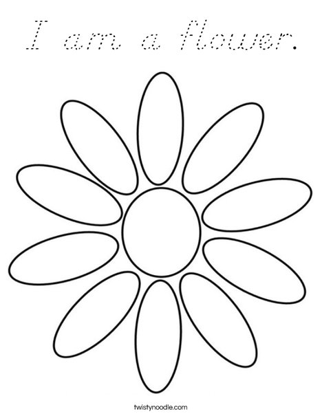 Daisy Petals Coloring Page