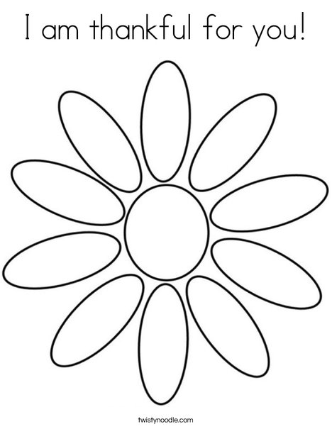 Daisy Petals Coloring Page