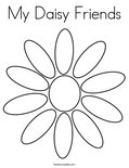 My Daisy Friends Coloring Page