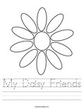 My Daisy Friends Worksheet