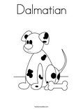DalmatianColoring Page
