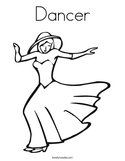 Dancer Coloring Page