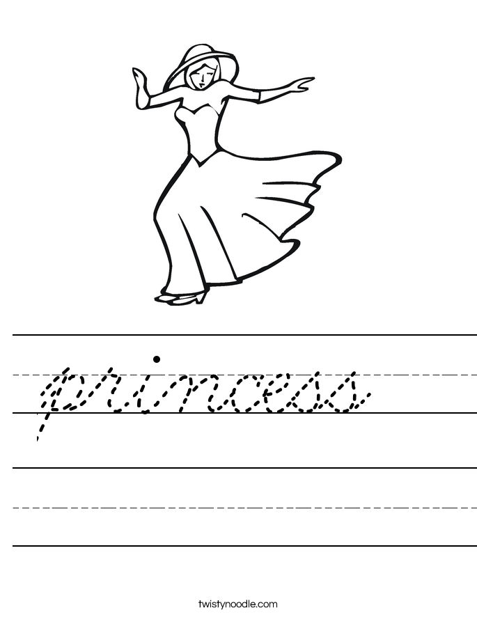 princess Worksheet