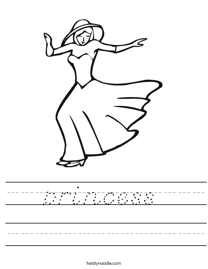 princess Worksheet