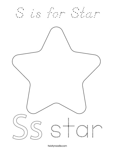 Dancing Star Coloring Page