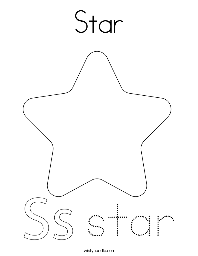 Star Coloring Page