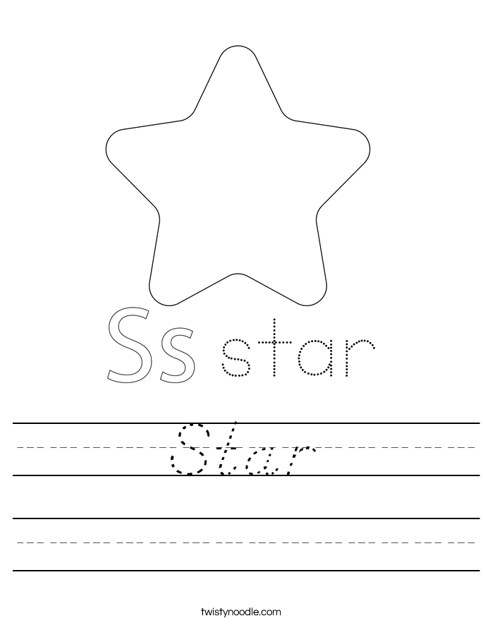 Star Worksheet