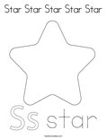 Star Star Star Star Star Coloring Page