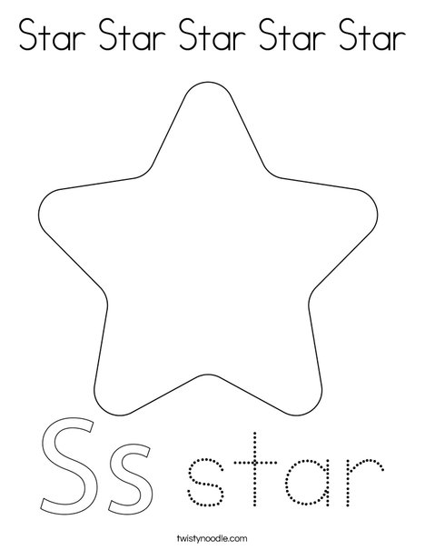 Dancing Star Coloring Page