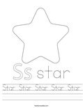 Star Star Star Star Star Worksheet
