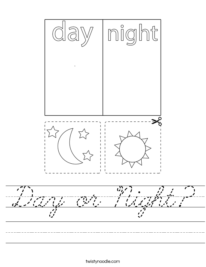 Day or Night? Worksheet