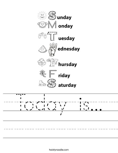 Days Worksheet