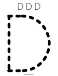 D D D Coloring Page