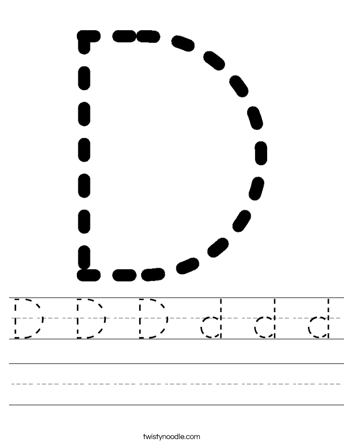 D D D d d d Worksheet