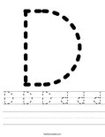 D D D d d d Worksheet