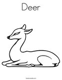 Deer Coloring Page