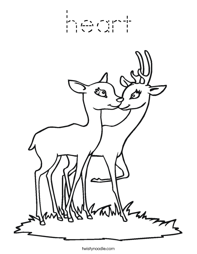 heart Coloring Page