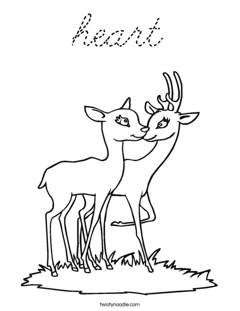 Love Coloring Page