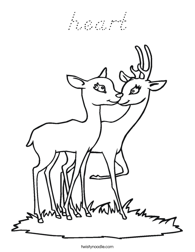heart Coloring Page