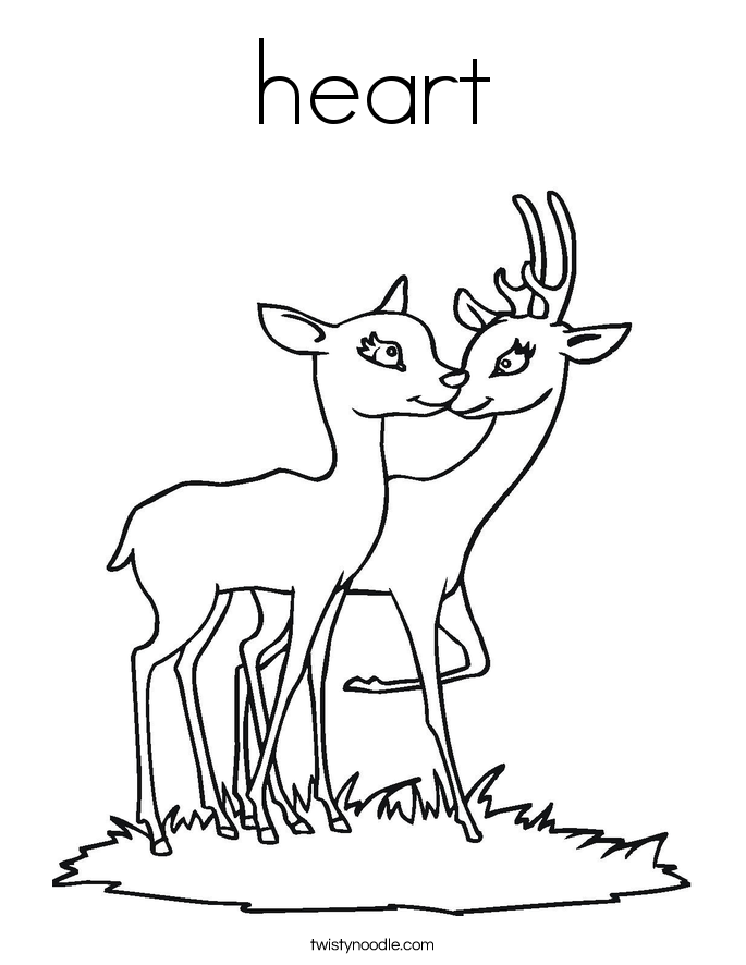 heart Coloring Page