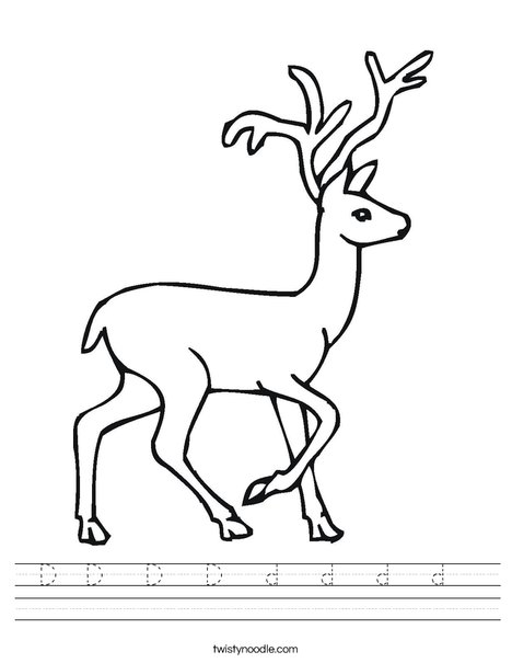 Deer Worksheet
