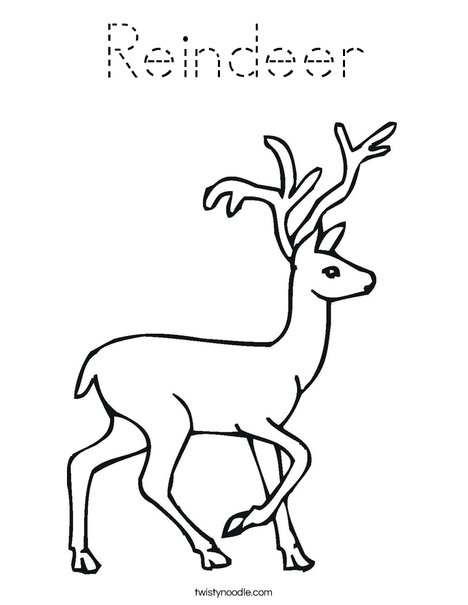 Deer Coloring Page