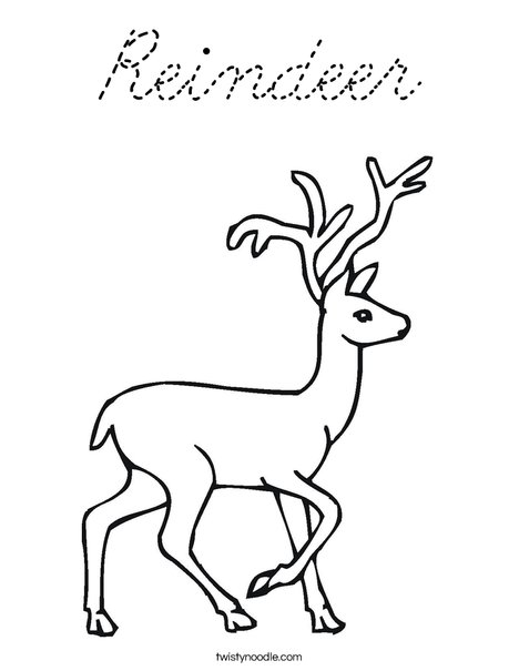 Deer Coloring Page