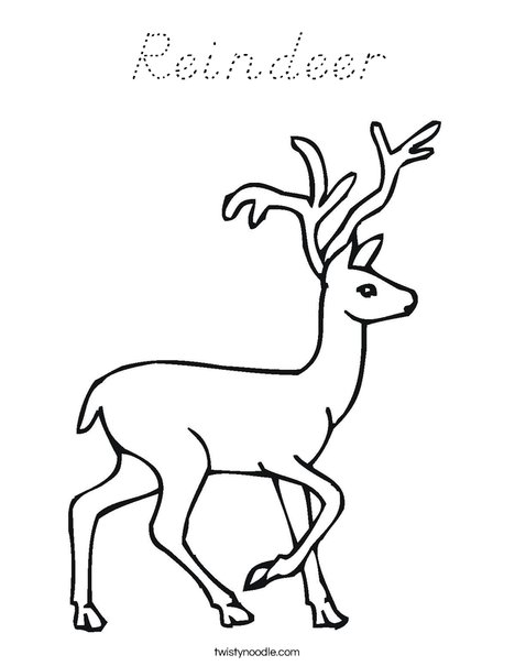 Deer Coloring Page