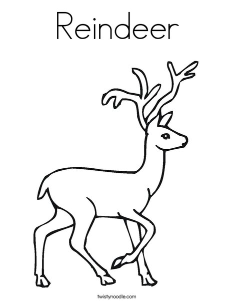 Deer Coloring Page