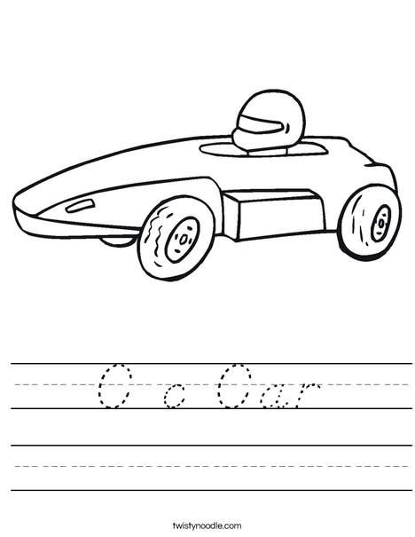 Derby Car Worksheet