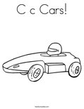 C c Cars! Coloring Page