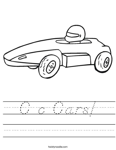 Derby Car Worksheet