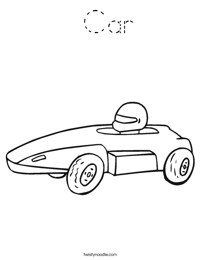  Car Coloring Page