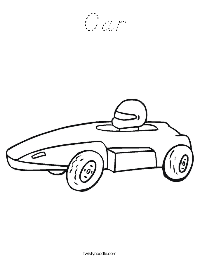  Car Coloring Page