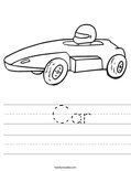  Car Worksheet